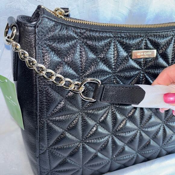 NWT $298 Kate Spade WHITAKER PLACE AURELIA BLACK - Picture 8 of 12